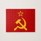 Puzzle Drapeau de l'URSS - Drapeau de l'Union soviétique (Horizontal)