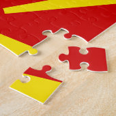 Puzzle Drapeau de Macédoine du Nord (Côté)