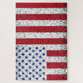 Puzzle Drapeau de paix américain État américain National (Vertical)