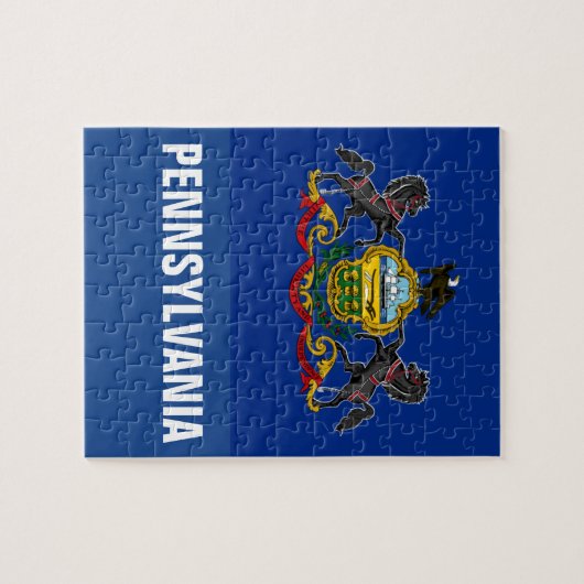 PUZZLE DRAPEAU DE PENNSYLVANIE (Horizontal)