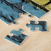 Puzzle Drapeau de pierre des Bahamas (Côté)