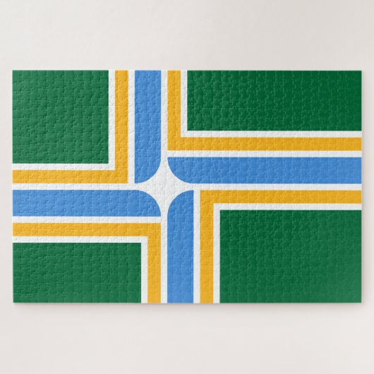 Puzzle Drapeau de Portland (Oregon) (Horizontal)