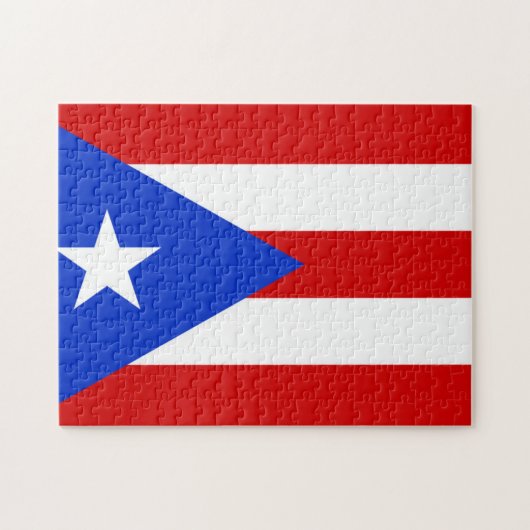 Puzzle Drapeau de Porto Rico (Horizontal)