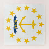Puzzle Drapeau de Rhode Island (État des États-Unis) (Horizontal)