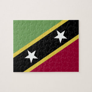 Puzzle Drapeau de Saint-Kitset-Nevis