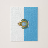 Puzzle Drapeau de Saint-Marin (Vertical)