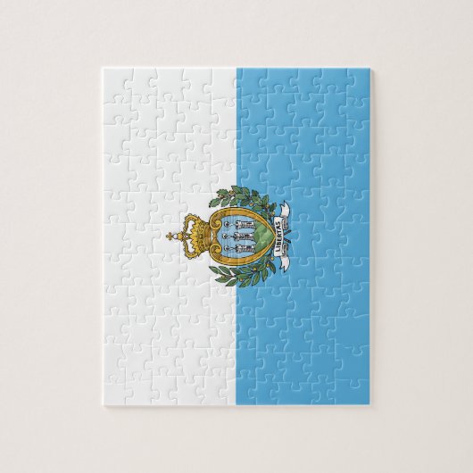 Puzzle Drapeau de Saint-Marin (Vertical)