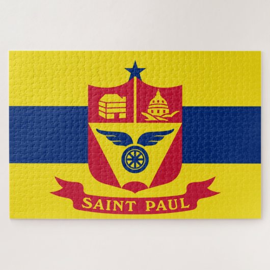 Puzzle Drapeau de Saint Paul (Minnesota) (Horizontal)