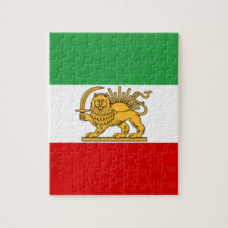 Puzzle Drapeau de Shah de 1964-1980) شیروخورشید de l'Iran