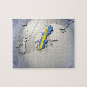 Puzzle Drapeau de Suède (Horizontal)