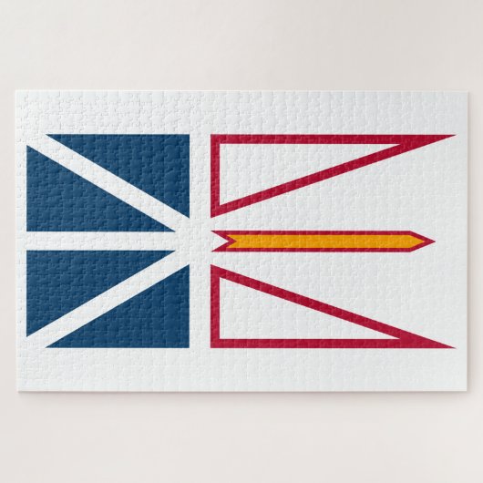Puzzle Drapeau de Terre-Neuve-et-Labrador (Canada) (Horizontal)