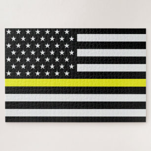 Puzzle Drapeau de Thin Yellow