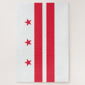 Puzzle Drapeau de Washington D.C. (District de Columbia) (Vertical)
