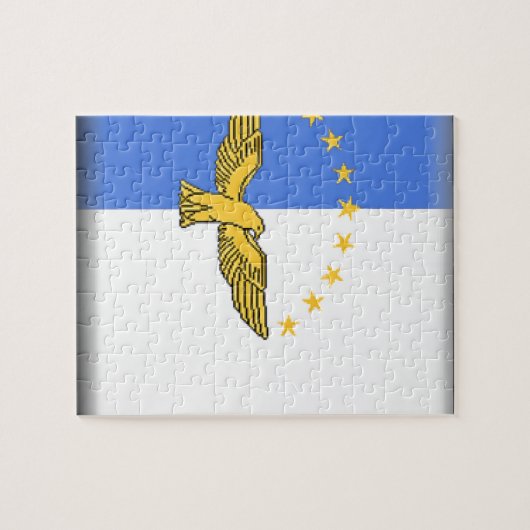 Puzzle Drapeau des Açores (Portugal) (Horizontal)