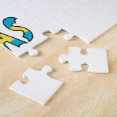 Puzzle Drapeau des Bahamas bahamien  (Côté)