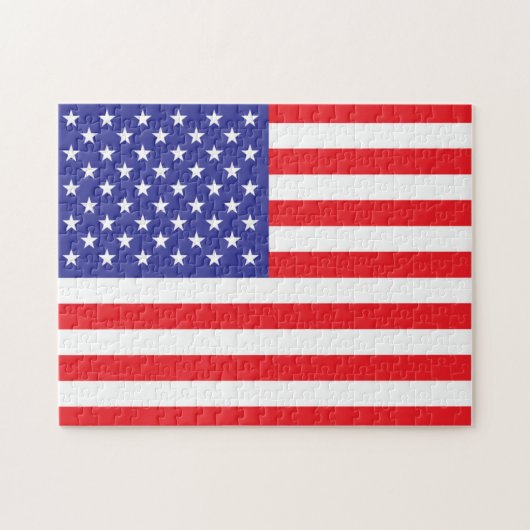 Puzzle Drapeau des États-Unis d'Amérique (Horizontal)
