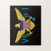 Puzzle Drapeau des îles Vierges américaines - Arrière - p (Vertical)