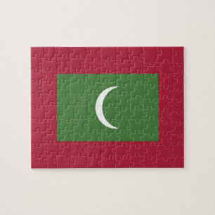 Puzzle Drapeau des Maldives