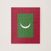 Puzzle Drapeau des Maldives (Vertical)