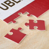 Puzzle Drapeau d'État de Californie, États-Unis (Côté)