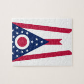 Puzzle Drapeau d'état de l'Ohio (Horizontal)