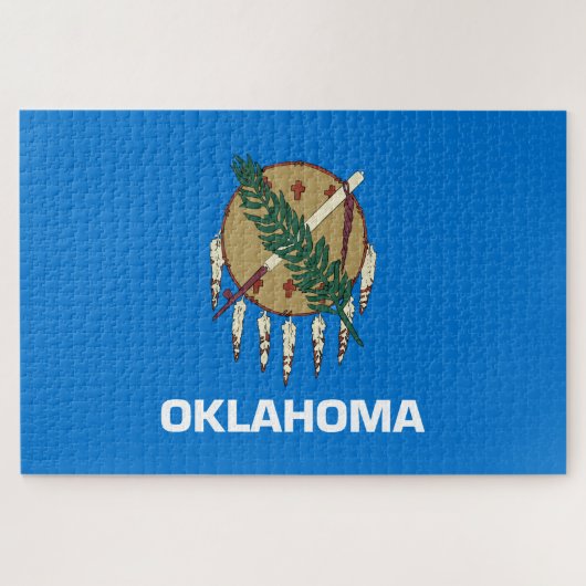 Puzzle Drapeau d'État de l'Oklahoma (Horizontal)