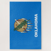Puzzle Drapeau d'État de l'Oklahoma (Vertical)