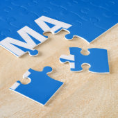 Puzzle Drapeau d'État de l'Oklahoma, États-Unis (Côté)