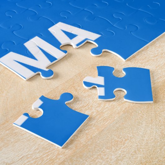 Puzzle Drapeau d'État de l'Oklahoma, États-Unis (Côté)