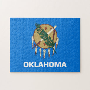 Puzzle Drapeau d'État de l'Oklahoma, États-Unis