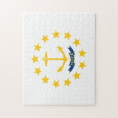 Puzzle Drapeau d'Etat de Rhode Island, États-Unis (Vertical)