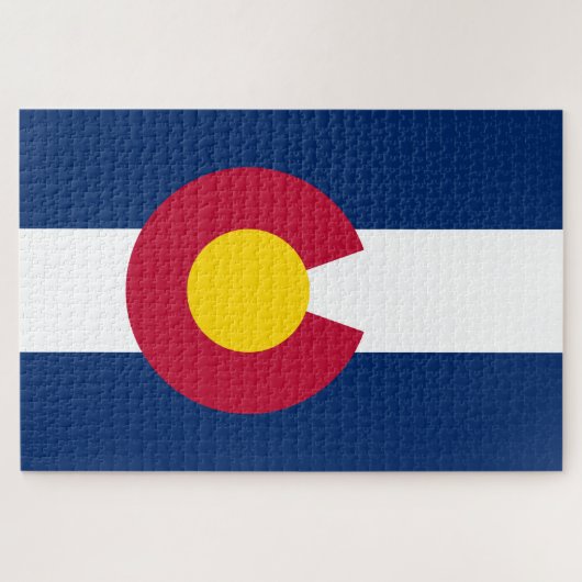 Puzzle Drapeau d'Etat du Colorado (Horizontal)