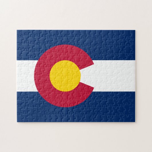 Puzzle Drapeau d'état du Colorado (Horizontal)
