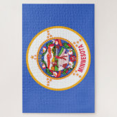 Puzzle Drapeau d'État du Minnesota (Vertical)