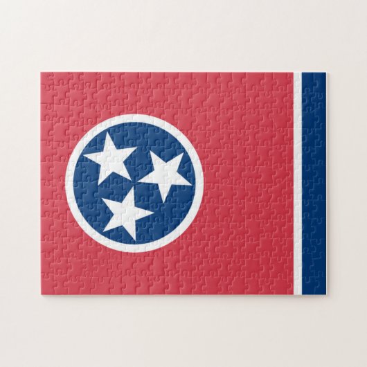 Puzzle Drapeau d'État du Tennessee, États-Unis (Horizontal)