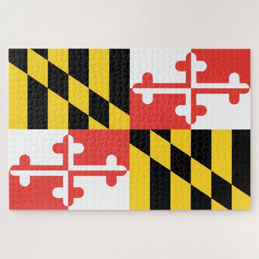 Puzzle Drapeau difficile du Maryland (Horizontal)