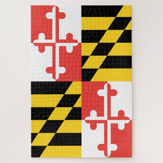 Puzzle Drapeau difficile du Maryland (Vertical)