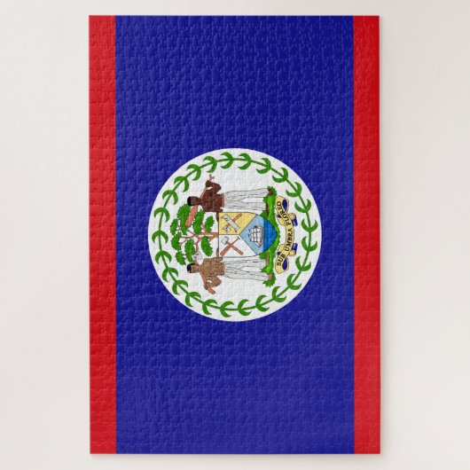 Puzzle Drapeau du Belize (Vertical)