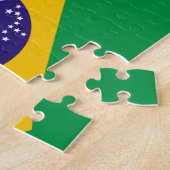 Puzzle Drapeau du Brésil Bandeira do Brasil (Côté)