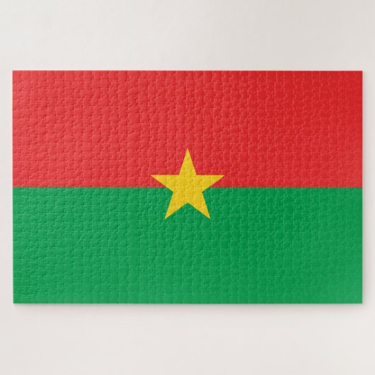 Puzzle Drapeau du Burkina Faso (Horizontal)
