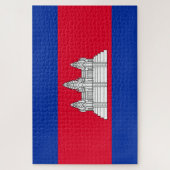 Puzzle Drapeau du Cambodge (Vertical)