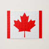 Puzzle Drapeau du Canada (Horizontal)