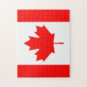 Puzzle Drapeau du Canada Couleurs canadiennes Rouge Blanc (Vertical)