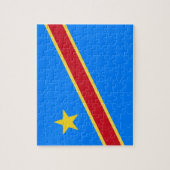 Puzzle Drapeau du Congo (Vertical)