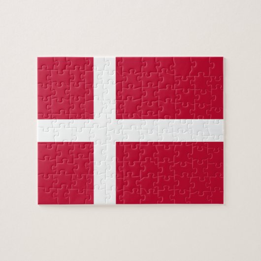 Puzzle Drapeau du Danemark (Horizontal)