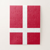 Puzzle Drapeau du Danemark (Vertical)