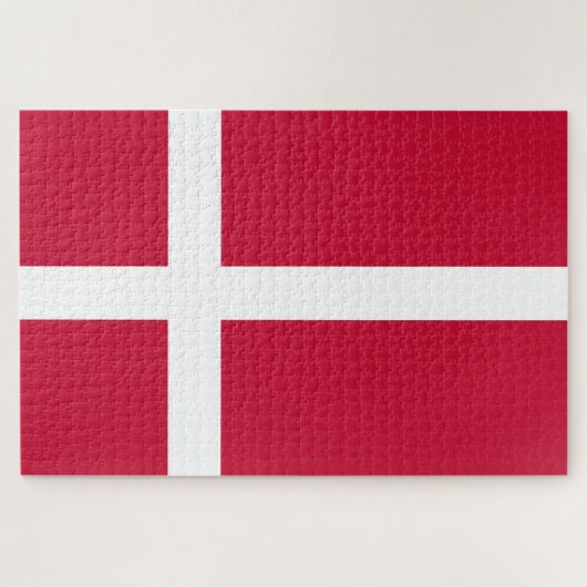 Puzzle Drapeau du Danemark (Horizontal)