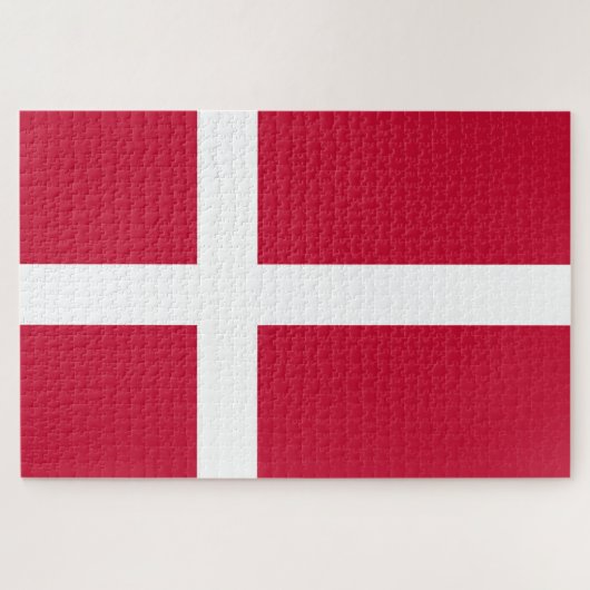 Puzzle Drapeau du Danemark (Horizontal)