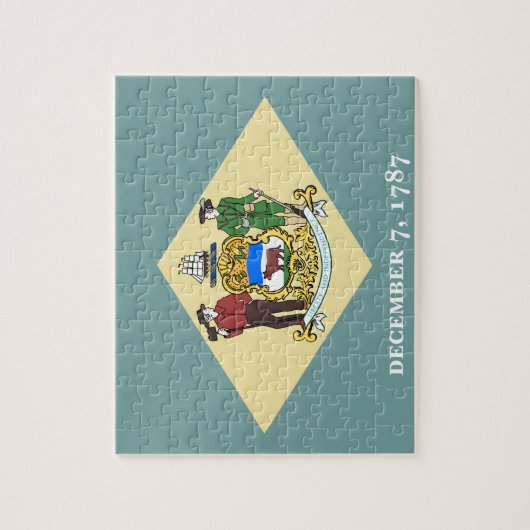 Puzzle Drapeau du Delaware (Vertical)