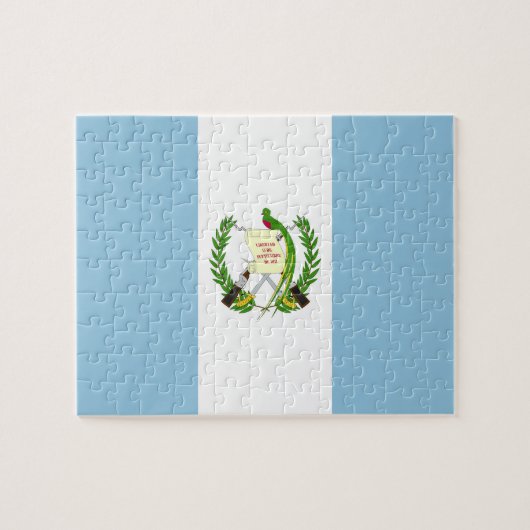 Puzzle drapeau du Guatemala (Horizontal)